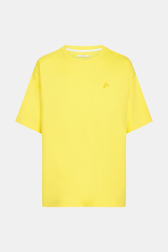 Camiseta de corte holgado de Color Dolphin, YELLOW, overview