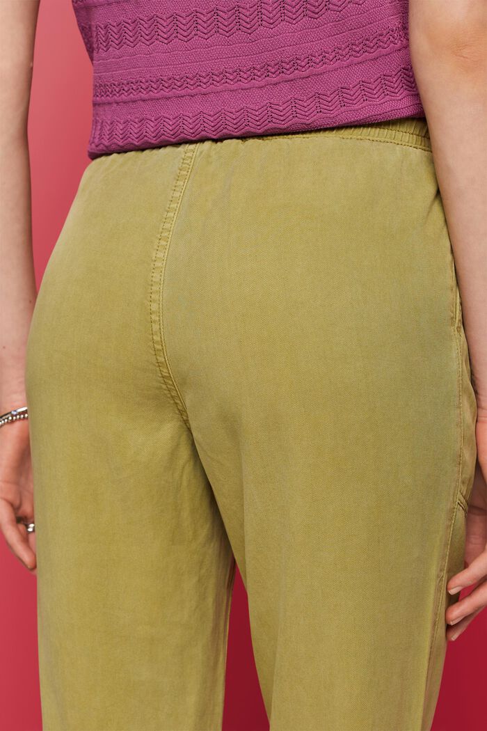 Pantalón con la cintura elástica, PISTACHIO GREEN, detail image number 4