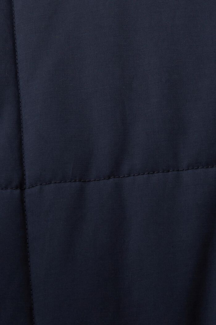 Reciclado: abrigo acolchado con forro interior de felpa, NAVY, detail image number 6