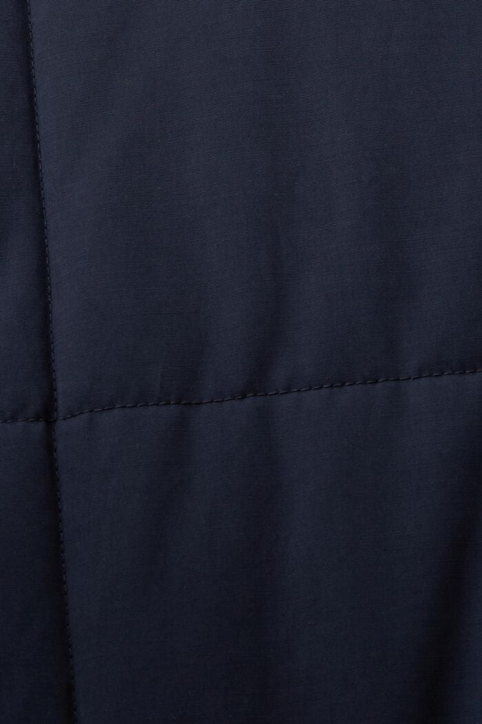 Reciclado: abrigo acolchado con forro interior de felpa, NAVY, detail image number 6