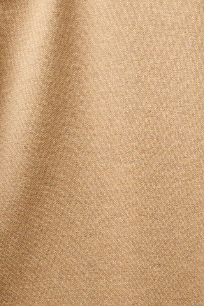 Gabardina en tejido jersey de doble cara, KHAKI BEIGE, detail image number 5