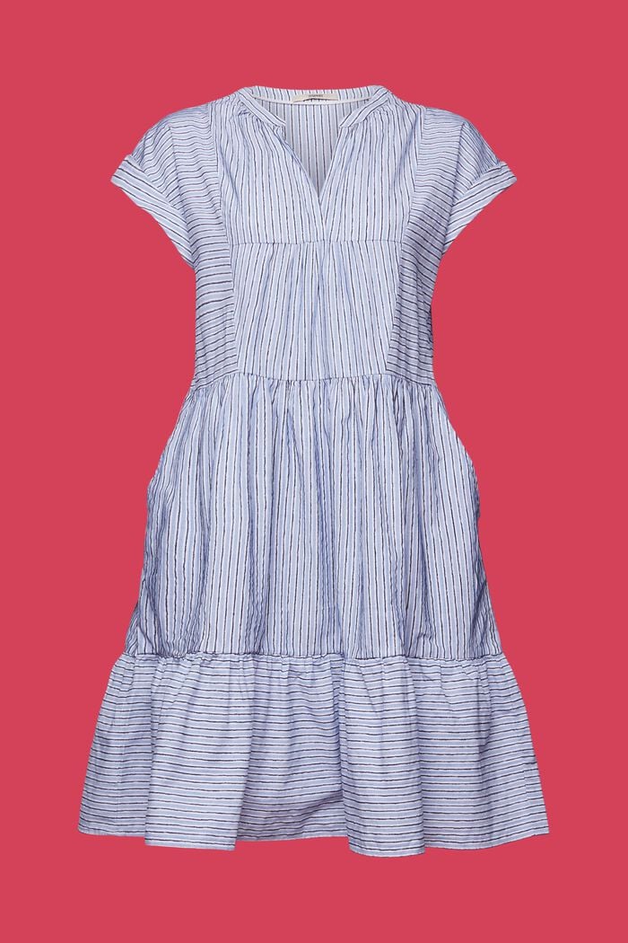 Vestido a rayas, 100% algodón, BRIGHT BLUE, detail image number 6