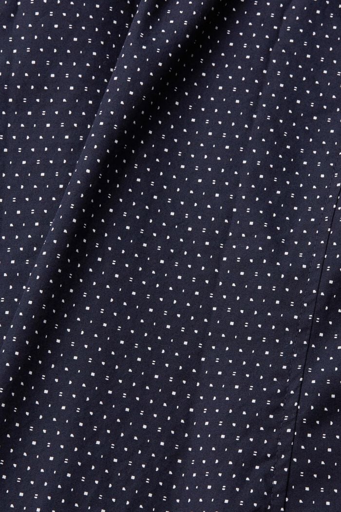 Camisa estampada, 100% algodón, NAVY, detail image number 4