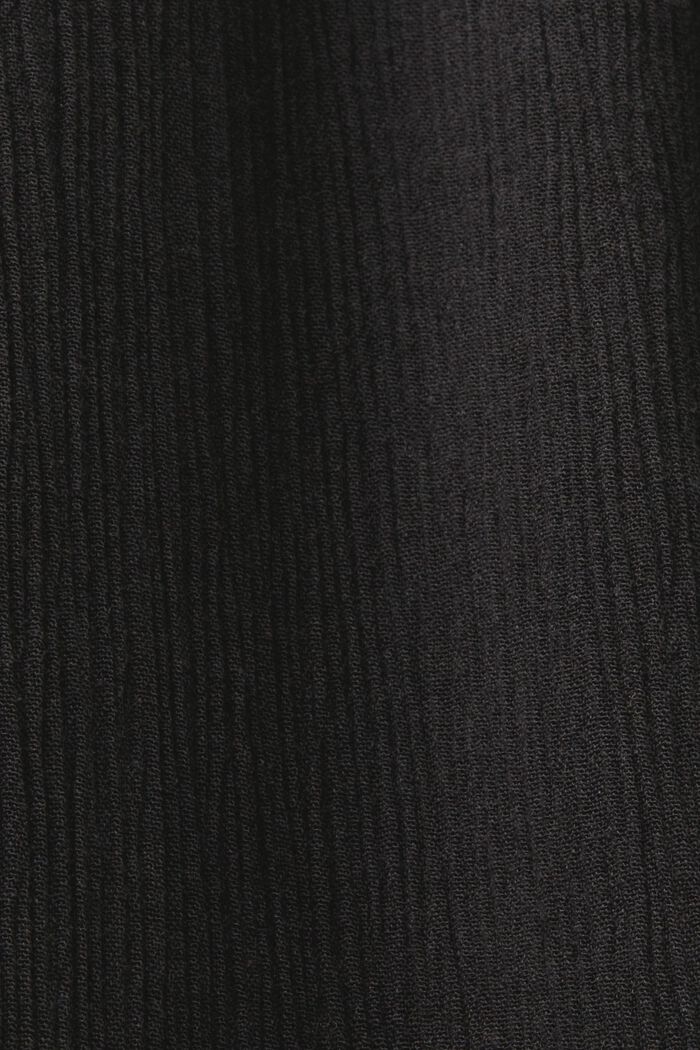 Maxivestido efecto arrugado, BLACK, detail image number 6
