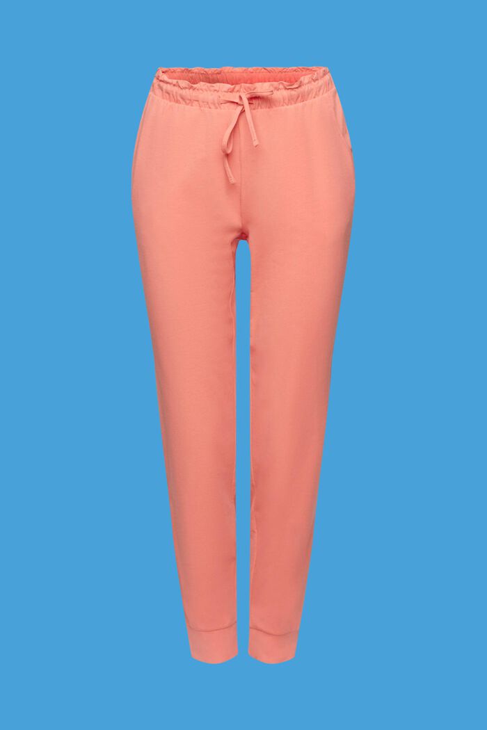 Pantalón de punto con cintura elástica, NEW CORAL, detail image number 5