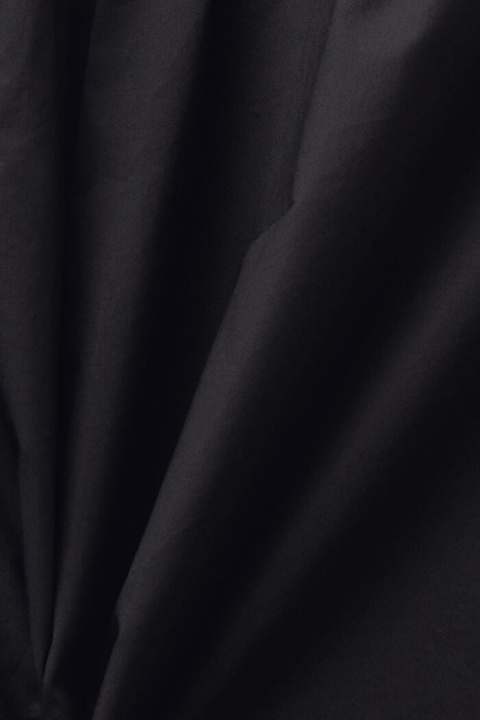 Blusa de popelina sin mangas, BLACK, detail image number 4