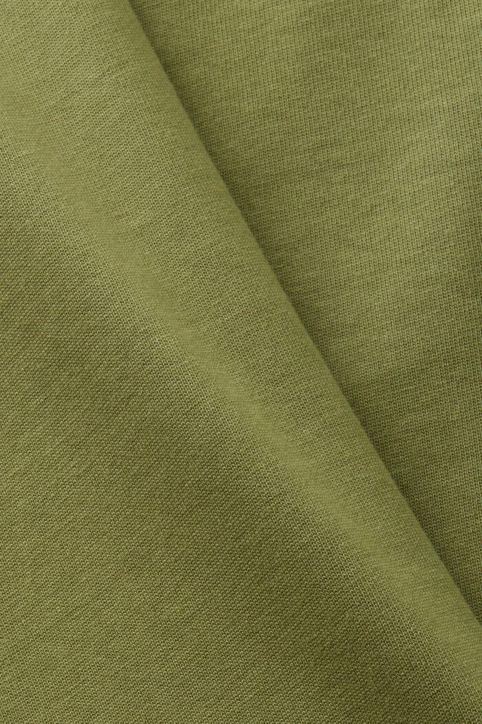 Camiseta unisex en jersey de algodón con logotipo, OLIVE, detail image number 6