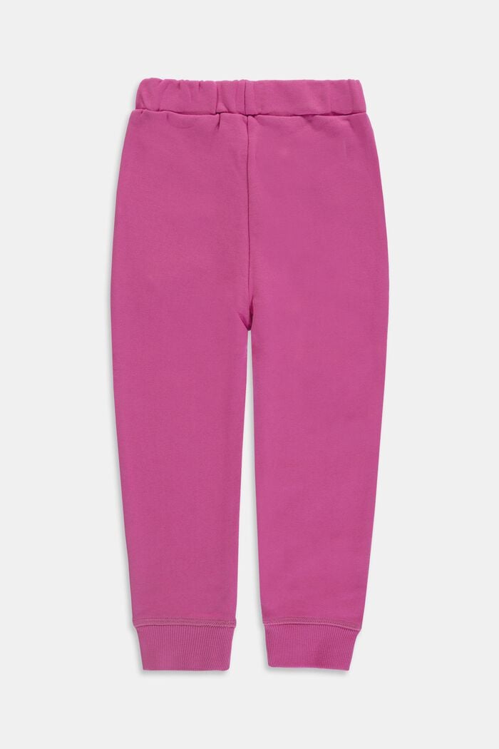 Pantalón de felpa básico en 100 % algodón, PINK, detail image number 1