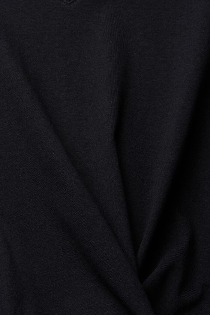 Pack de dos camisetas confeccionadas en una mezcla de algodón ecológico, BLACK, detail image number 5