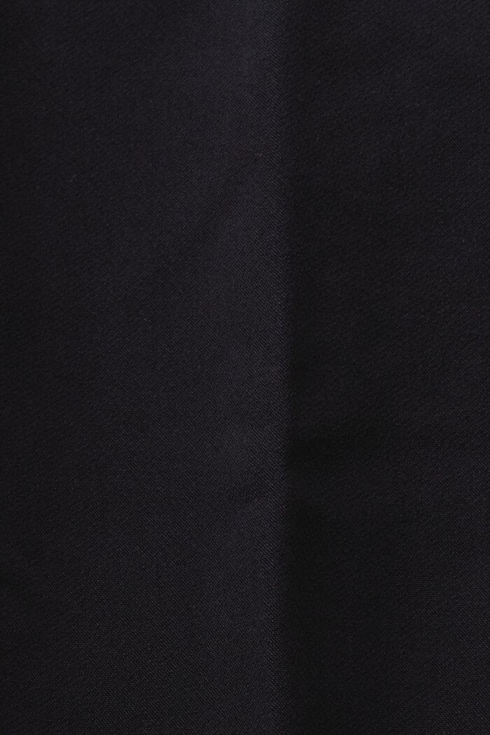 Pantalón chino de cintura alto con pinzas, BLACK, detail image number 5