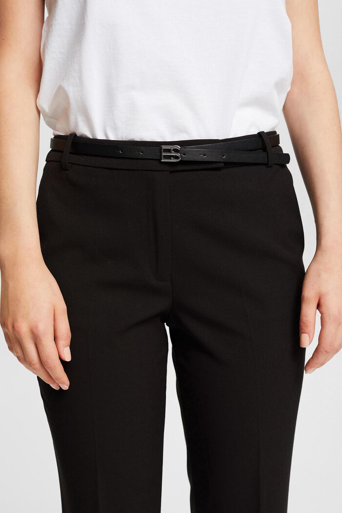 Pantalones PURE BUSINESS mix & match, BLACK, detail image number 2