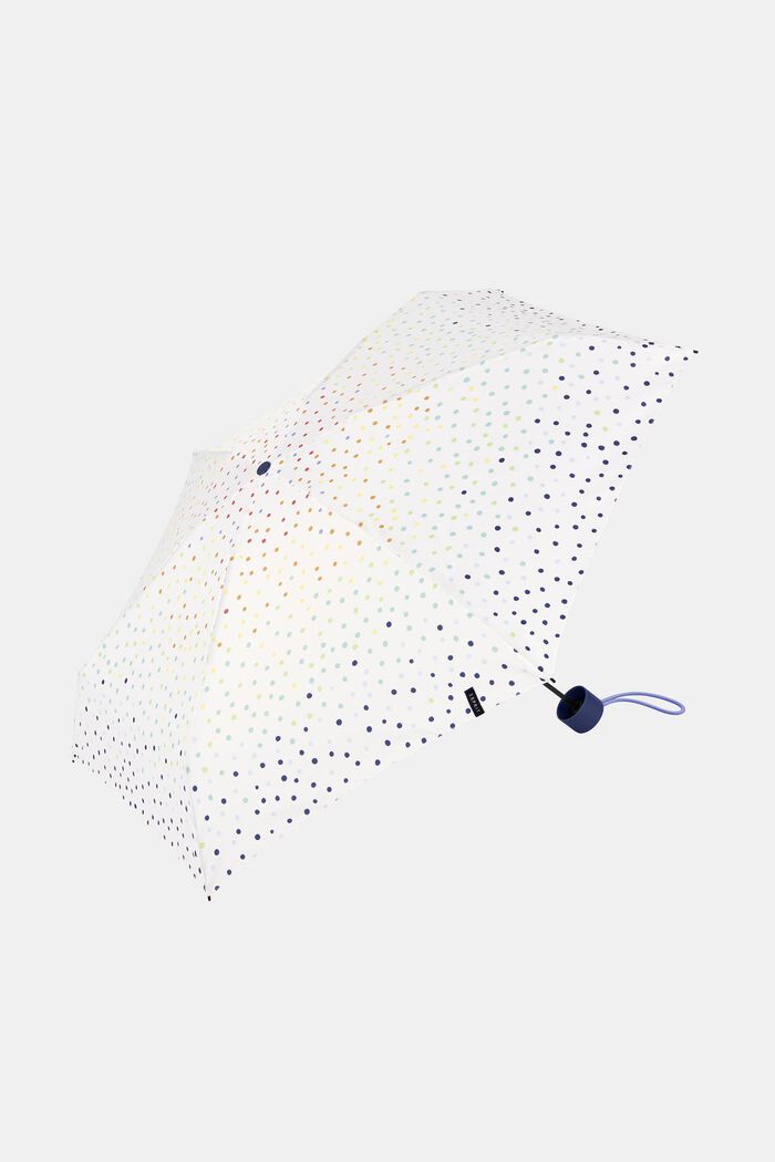 Paraguas de bolsillo Easymatic con lunares, ONE COLOR, detail image number 0
