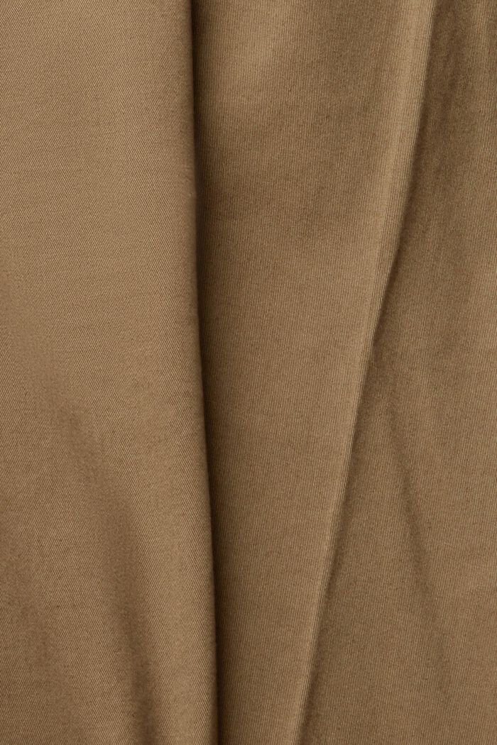 Pantalón chino elástico de algodón, BEIGE, detail image number 1