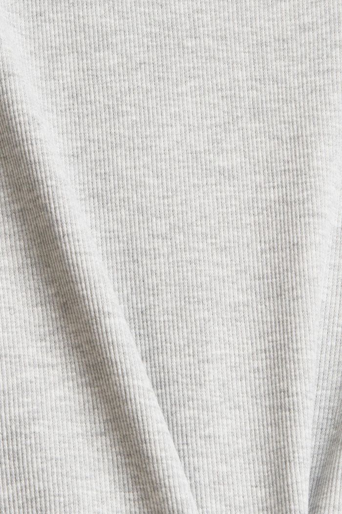 Camiseta de jersey en algodón ecológico, LIGHT GREY, detail image number 4