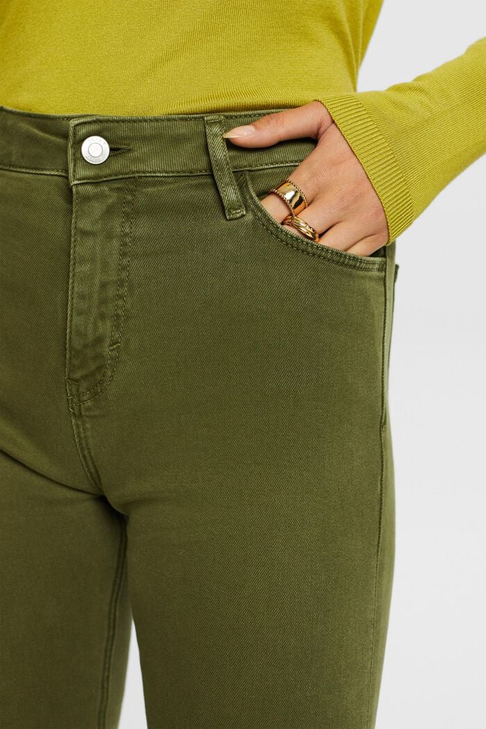 Pantalón slim fit elástico, KHAKI GREEN, detail image number 2