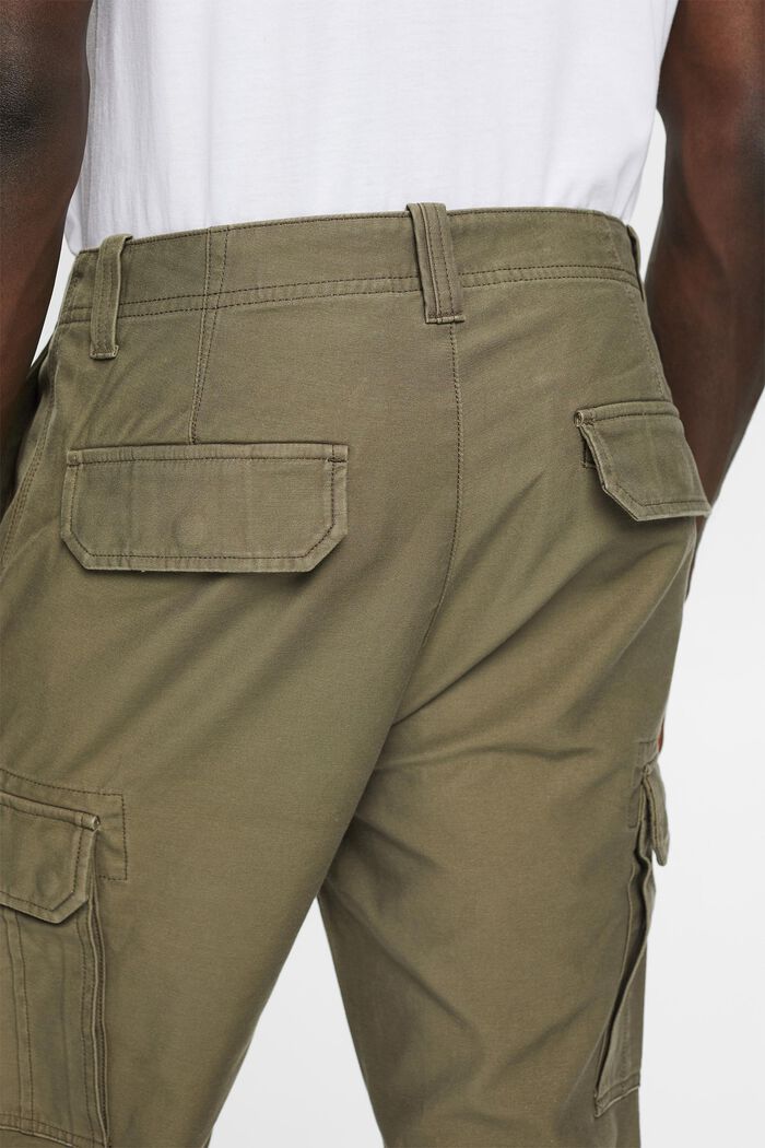 Pantalones cargo de algodón, KHAKI GREEN, detail image number 4
