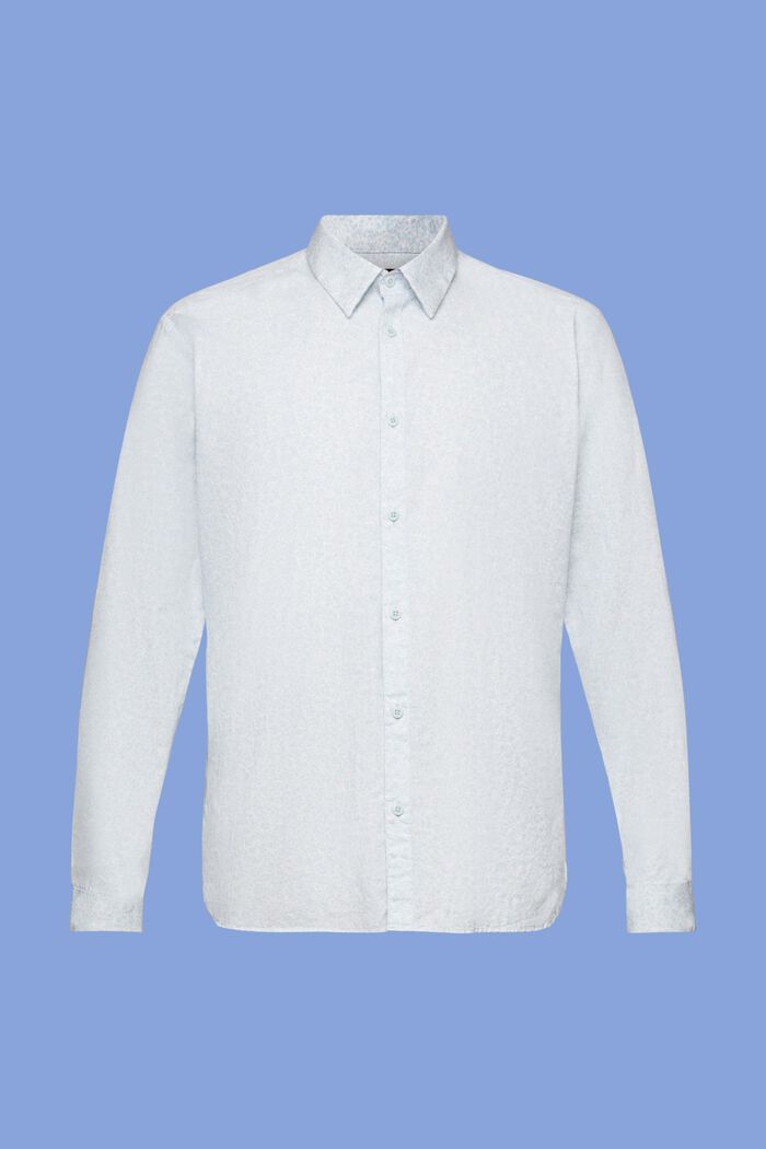Camisa estampada, 100% algodón, LIGHT BLUE LAVENDER, detail image number 5