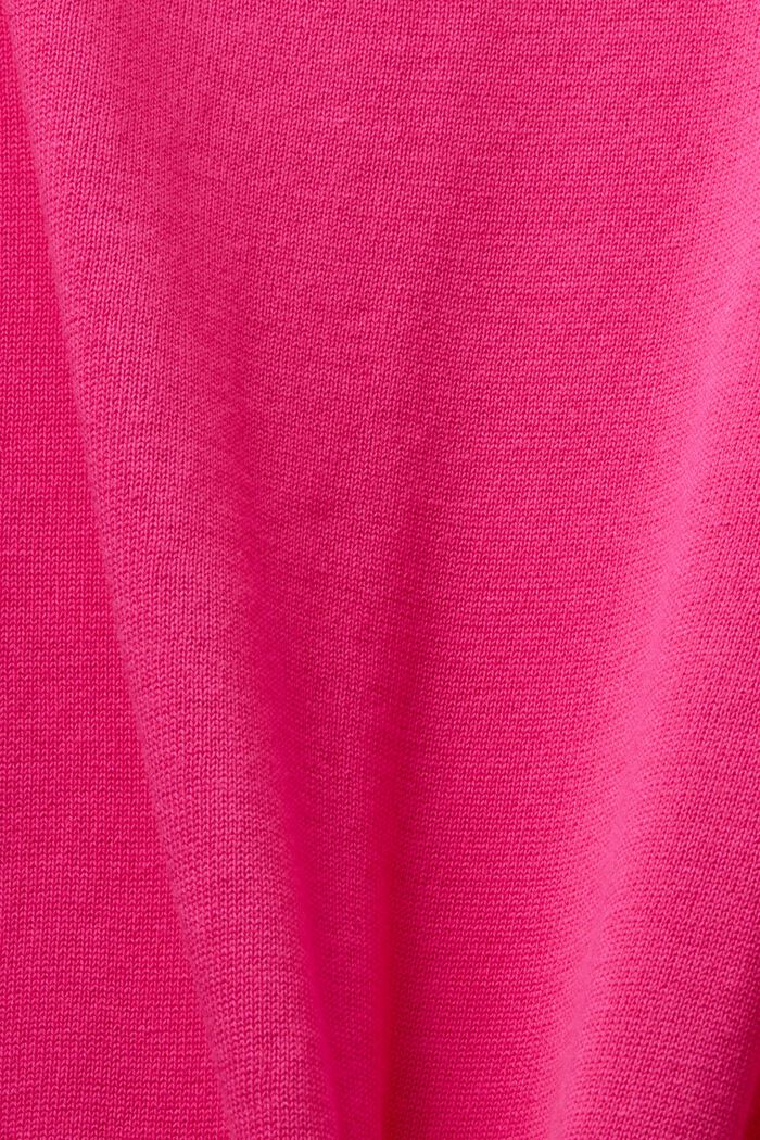 Cárdigan abierto, PINK FUCHSIA, detail image number 4
