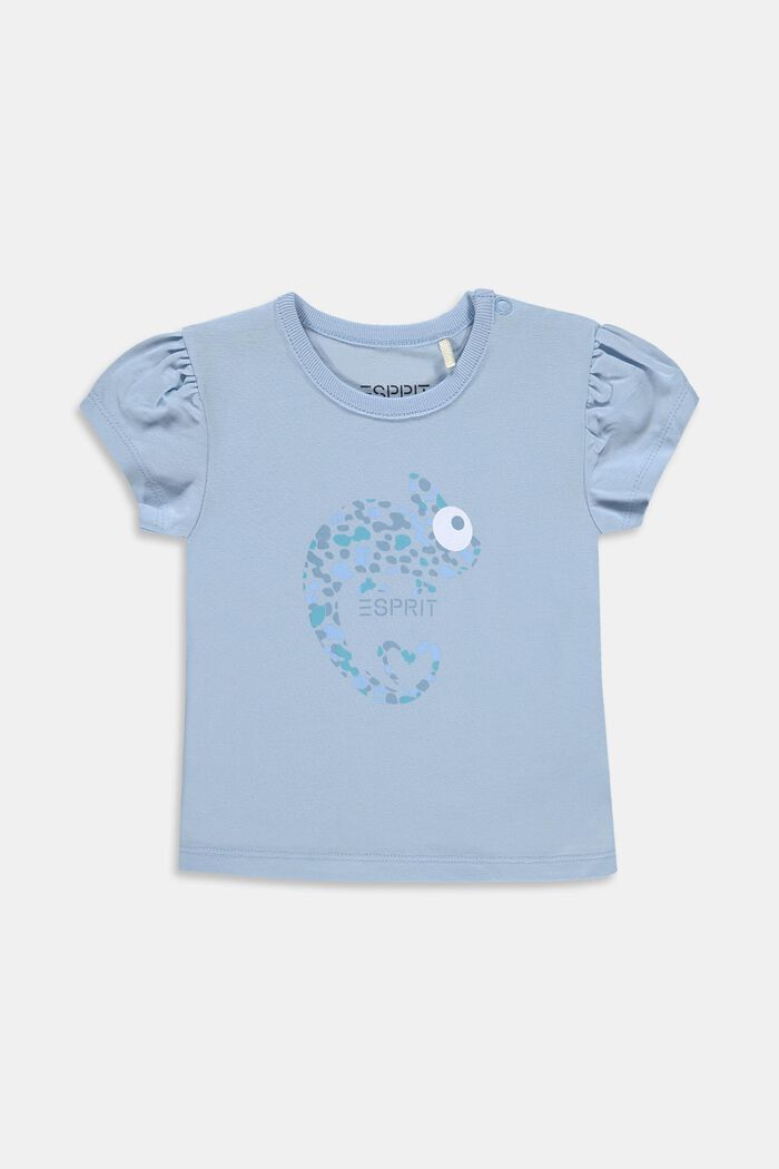 Camiseta con estampado de camaleón, algodón ecológico, BLUE LAVENDER, detail image number 0