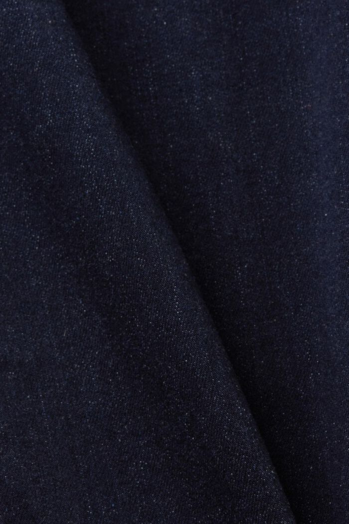 Jeans straight leg en mezcla de algodón elástico, BLUE RINSE, detail image number 6