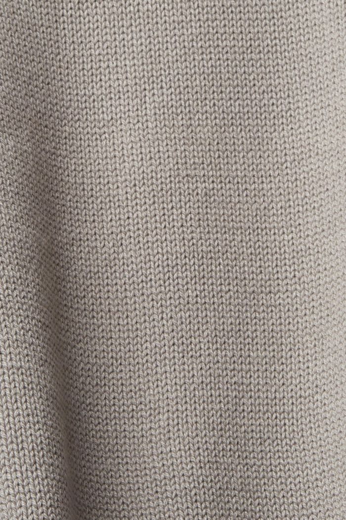 Jersey de punto con cuello alto, MEDIUM GREY, detail image number 1
