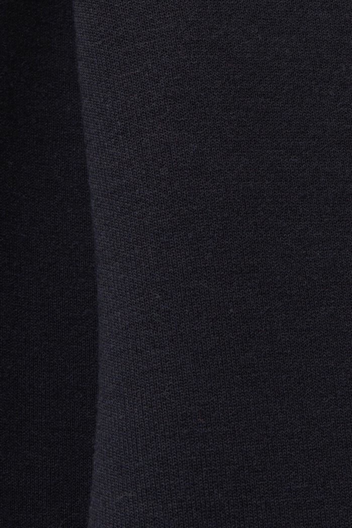 Pantalón deportivo con cremallera en contraste, BLACK, detail image number 4