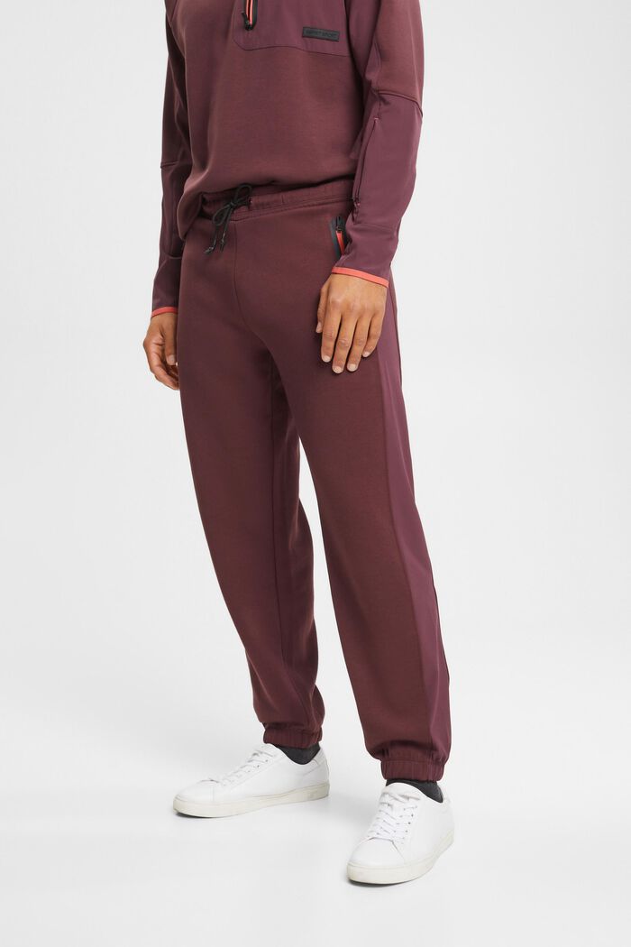 Pantalón deportivo, LENZING™ ECOVERO™, BORDEAUX RED, detail image number 0
