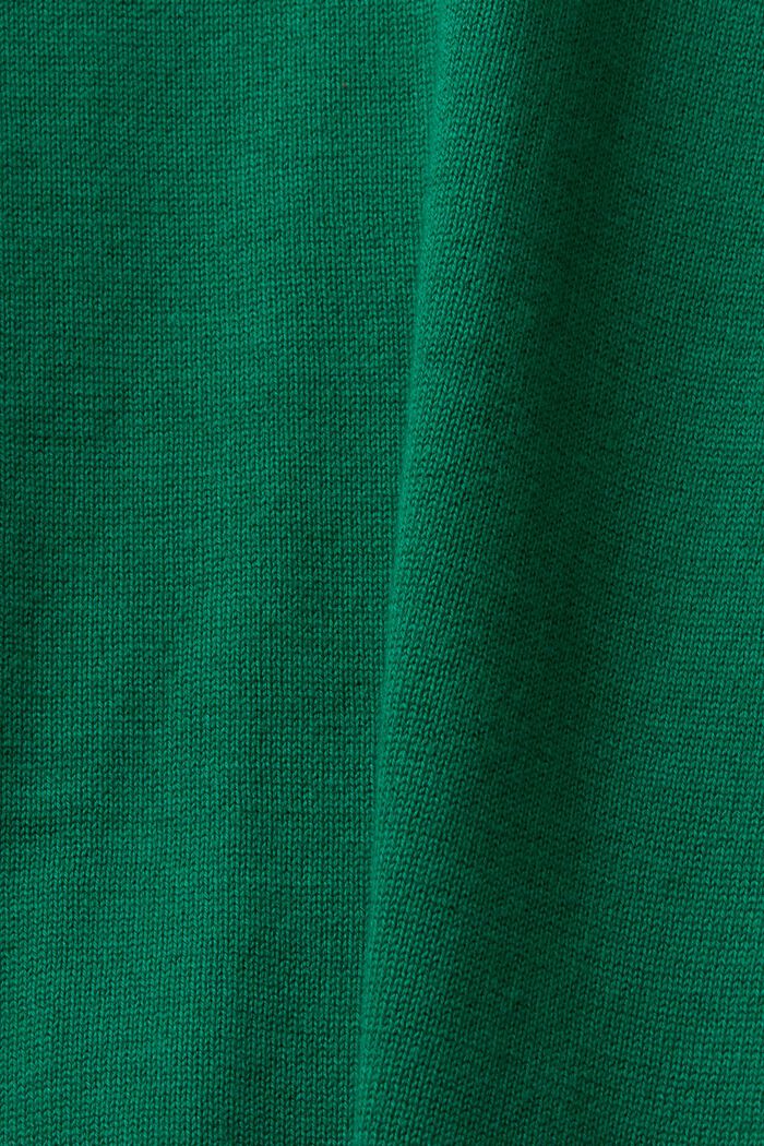 Jersey oversize, 100% algodón, DARK GREEN, detail image number 6