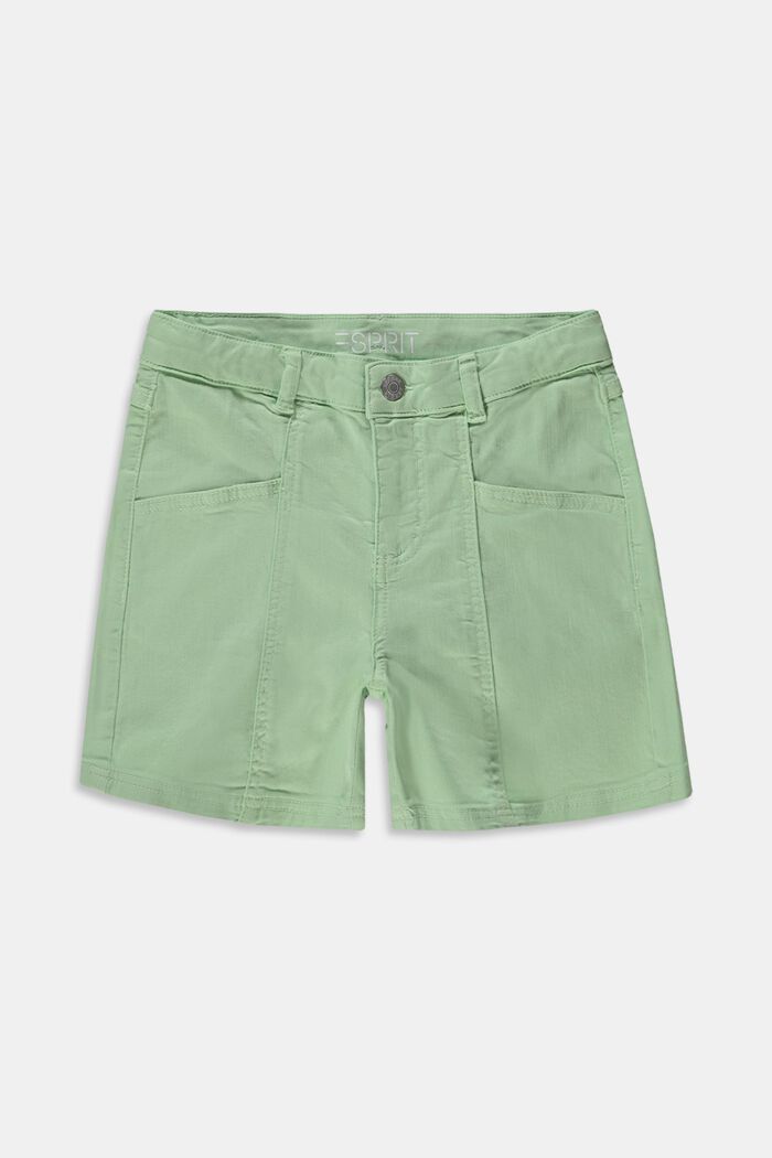 Reciclados: shorts con cintura ajustable, PISTACCHIO GREEN, detail image number 0
