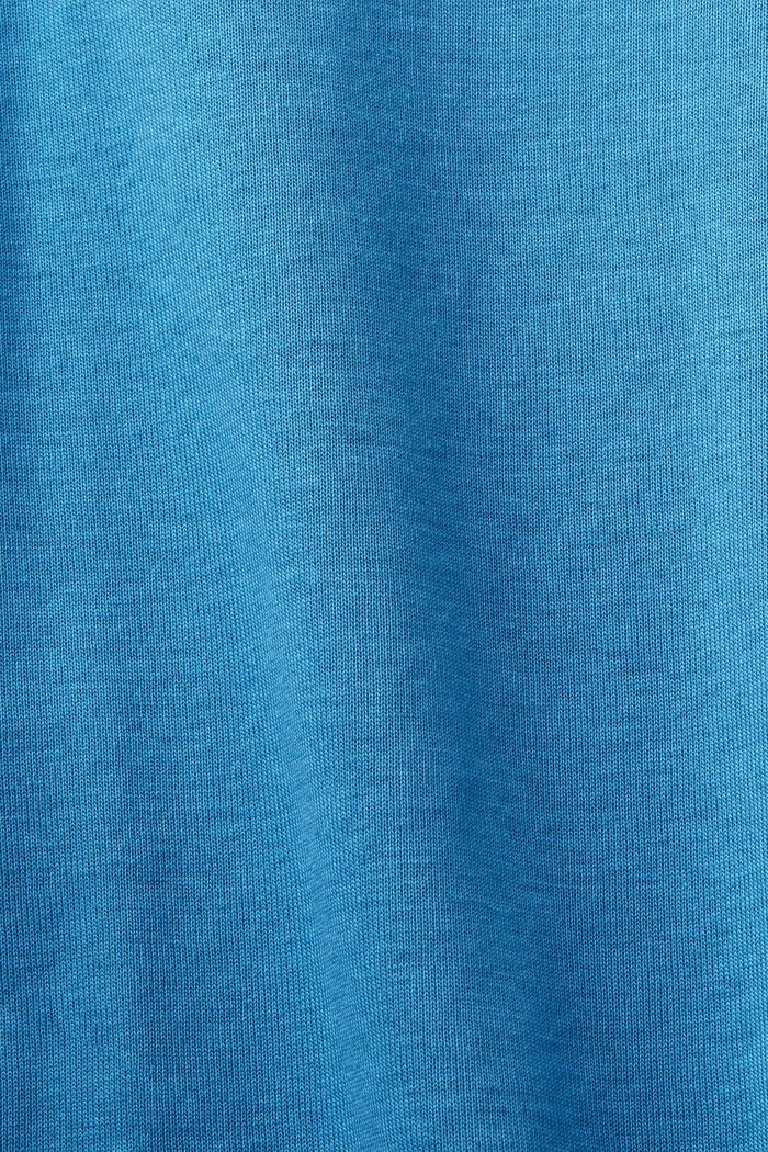 Camiseta de manga larga en tejido jersey de algodón, BLUE, detail image number 5