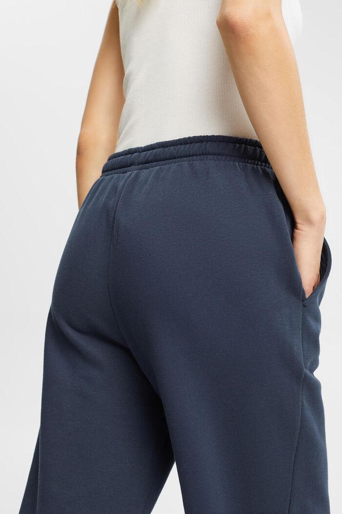 Pantalones de felpa de pernera amplia, NAVY, detail image number 5