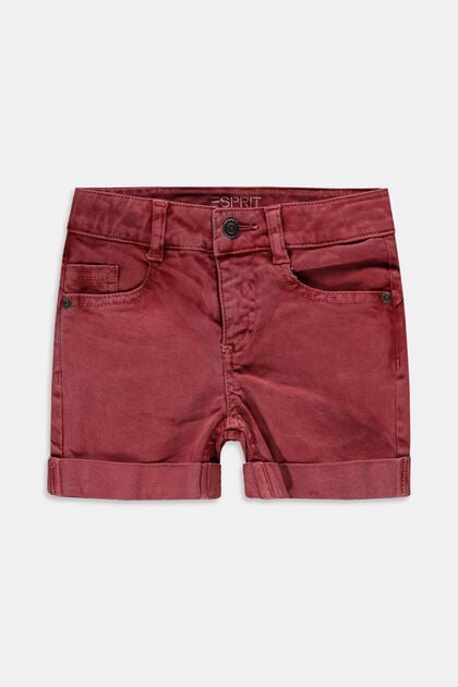 Pantalones cortos de sarga, mezcla de algodón ecológico