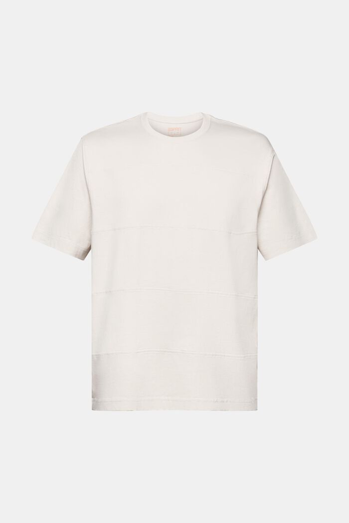 Camiseta de manga larga en algodón ecológico, LIGHT BEIGE, detail image number 6