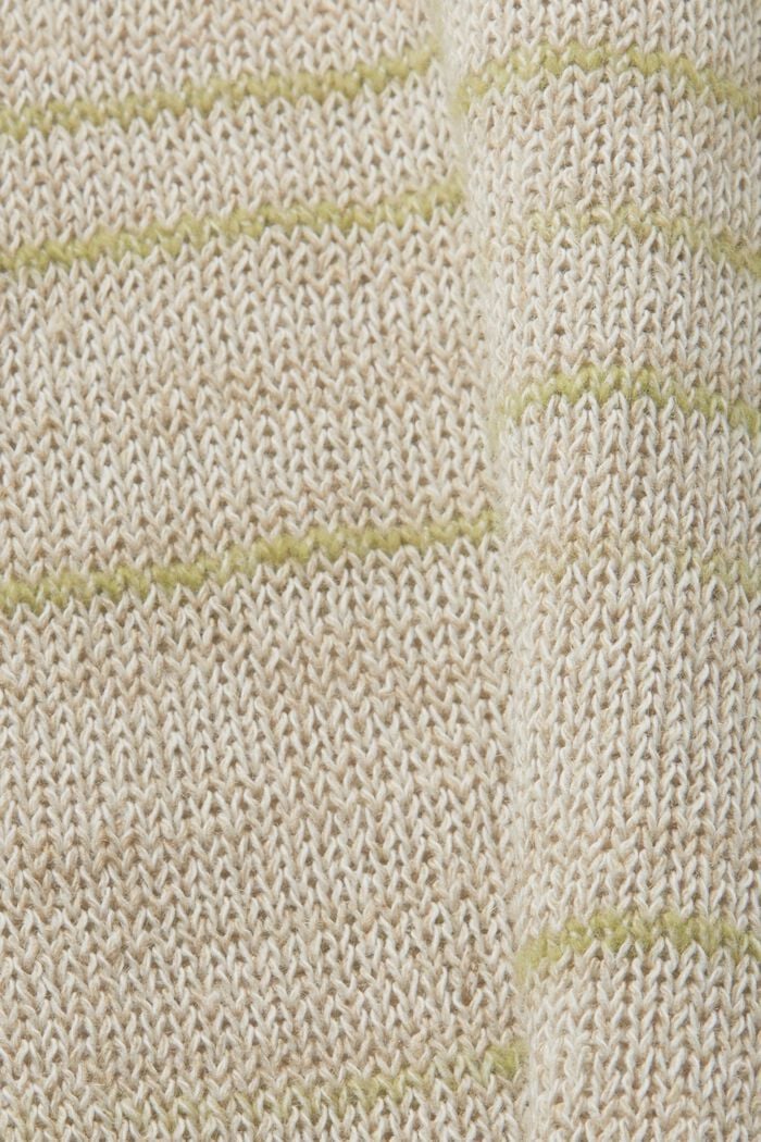 Jersey de mezcla de lino con teñido espacial, SAND, detail image number 4