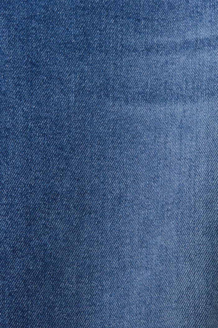Jeans mid-rise straight fit, BLUE MEDIUM WASHED, detail image number 7
