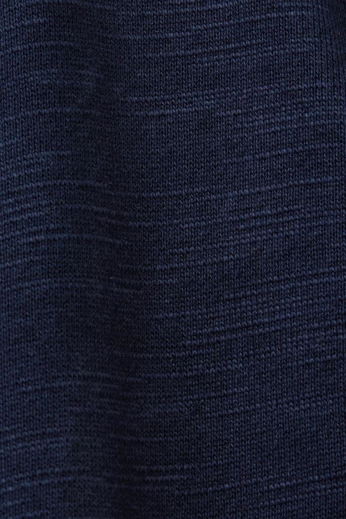 Sudadera con capucha y cremallera, 100% algodón, NAVY, detail image number 4