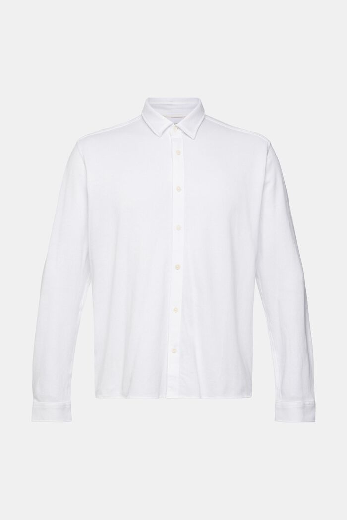 Camisa en dos colores, WHITE, detail image number 6