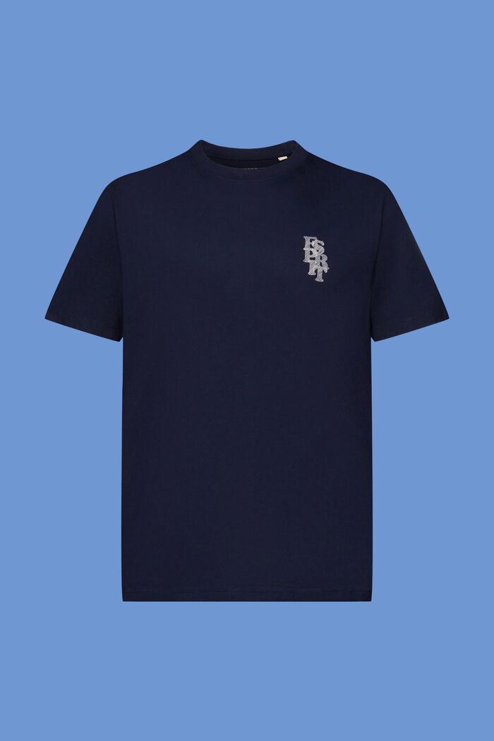 Camiseta con logotipo, 100% algodón, NAVY, detail image number 6