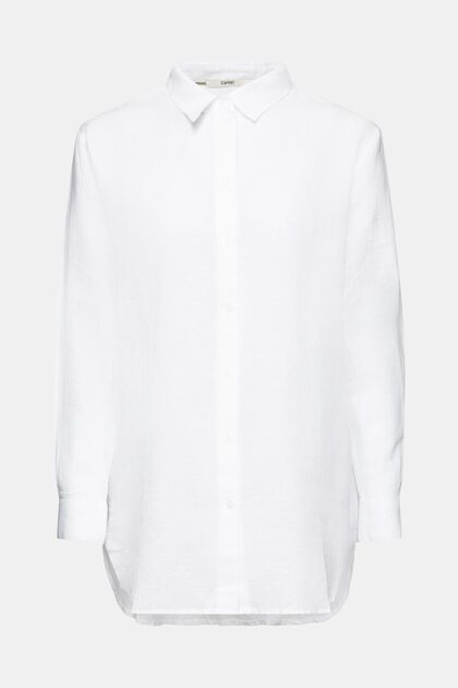 Camisa de lino y algodón