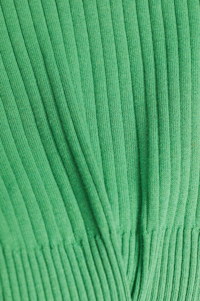 Jersey de punto acanalado, GREEN, detail image number 4