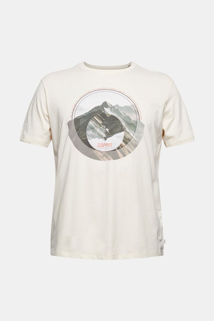 Camiseta de algodón ecológico con estampado, OFF WHITE, detail image number 6