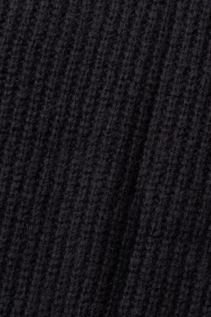 Jersey sin mangas en mezcla de lana, BLACK, detail image number 5