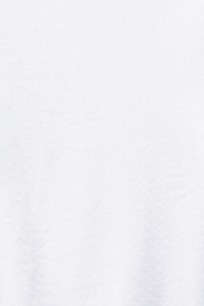 Camiseta con estampado geométrico, WHITE, detail image number 5
