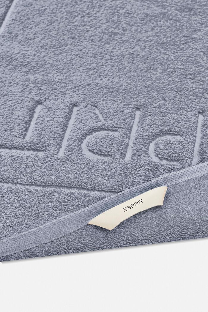 Alfombrilla de baño en tejido rizo confeccionado en 100 % algodón, SILVER, detail image number 1