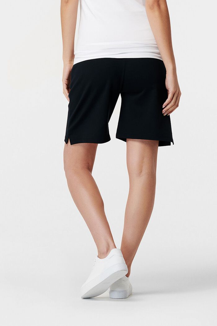 Pantalones cortos con faja premamá, BLACK, detail image number 1