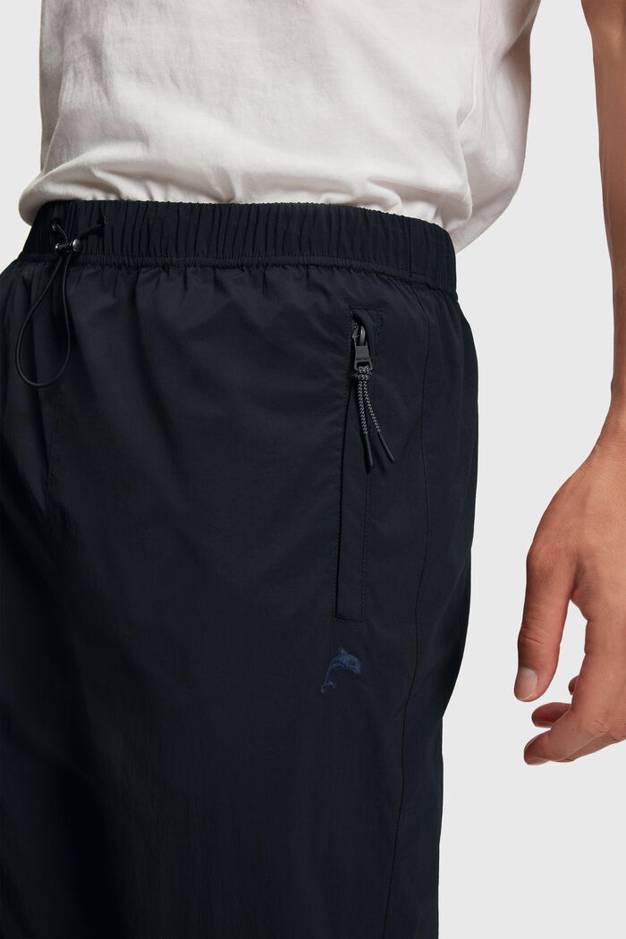 Pantalón deportivo con corte holgado, BLACK, detail image number 3