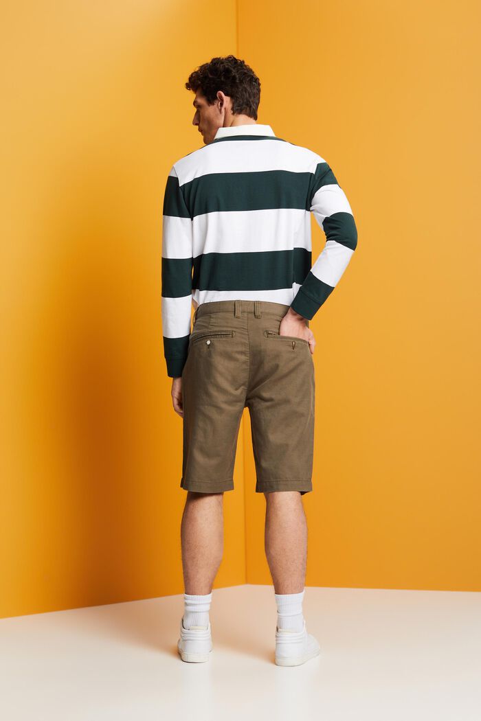 Shorts estilo chino, DUSTY GREEN, detail image number 3