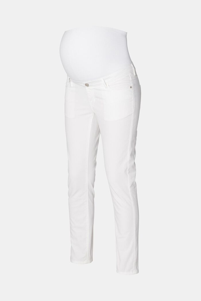MATERNITY Pantalones por encima del vientre, BRIGHT WHITE, detail image number 5