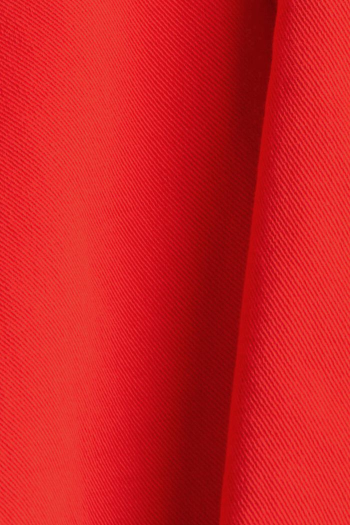 Pantalón con componente elástico y detalle de cremallera, ORANGE RED, detail image number 1