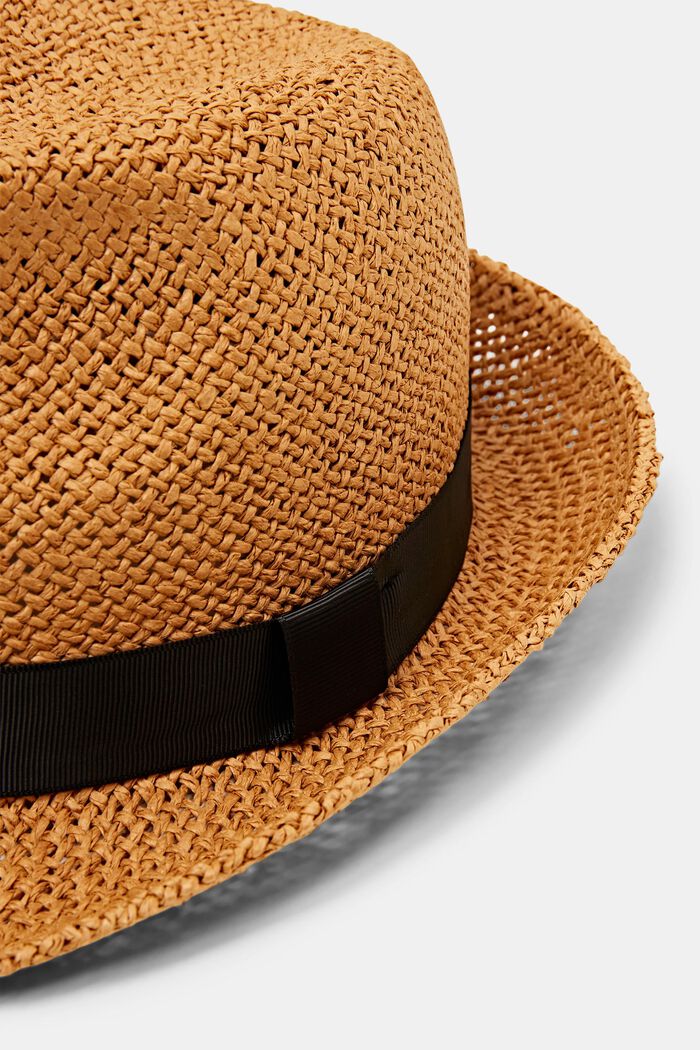 Sombrero trilby tejido, CAMEL, detail image number 1